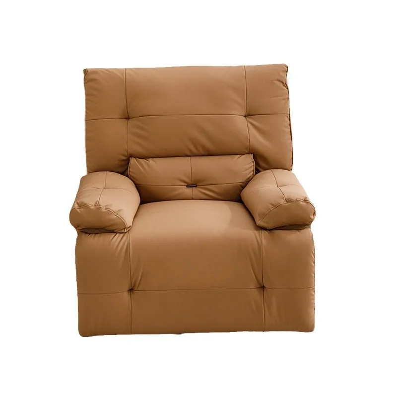 

First-class space capsule sofa single cloud lazy fabric cream wind multi-functional electric