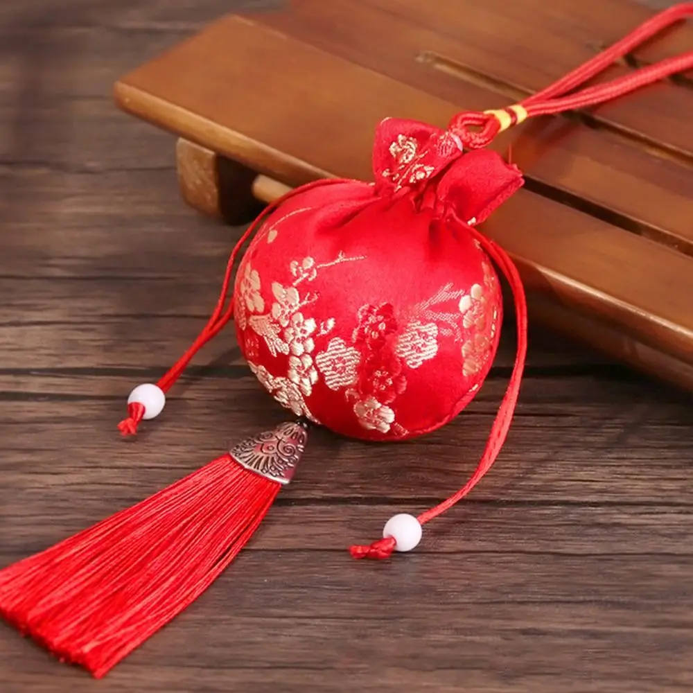 

Dragon Boat Festival Bag Plum Flower Sachet Jewelry Packaging Brocade Jewelry Storage Bag Small Pouch Retro Pattern