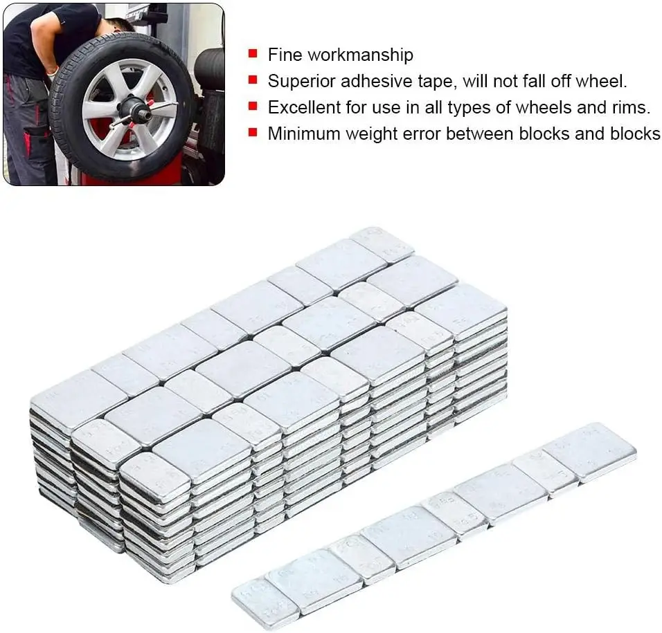 60g 5g/10g Iron Wheel Balance Weight Tire Adhesive Tyre Balancer Wheel Block For Car Motorcycle/bike RC Boat Aircraft