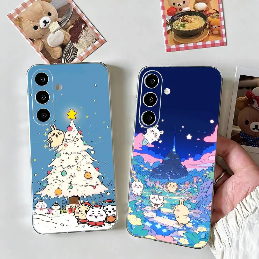 Cute C-Chiikawas   Phone Case For SamsungA10,12,20,21S,30,31,40,50,51,52,70,71 Transparent Cover