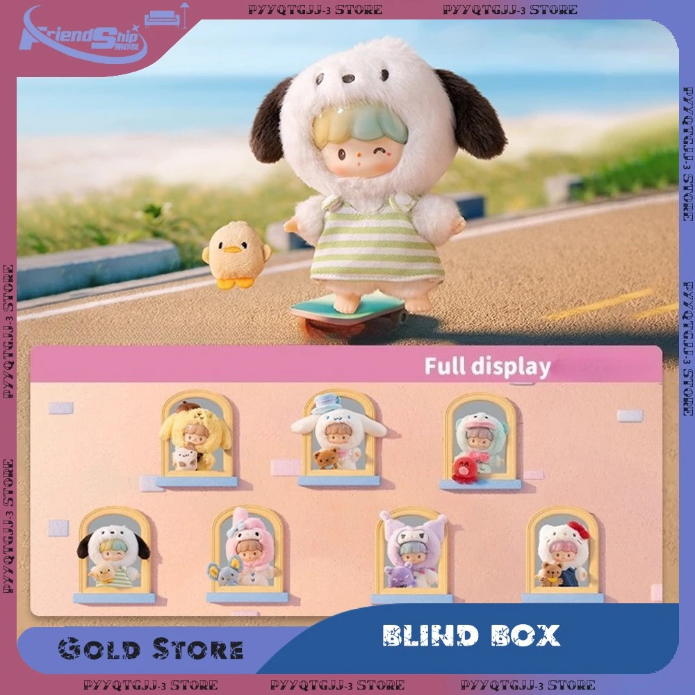 

Sanrio Zzoton Love League Blind Box Plush Pendant Mystery Boxes Toy Room Decoration Surprise Box for Girls Birthday Toys Gifts