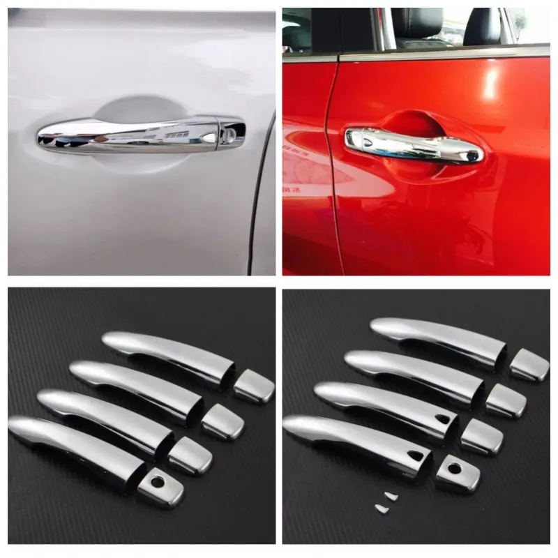 For Nissan TIIDA Lannia Kicks Navara Qashqai J11 Car Door Handle Catch Protection Cap Cover Trim Handle Bowl Accessories