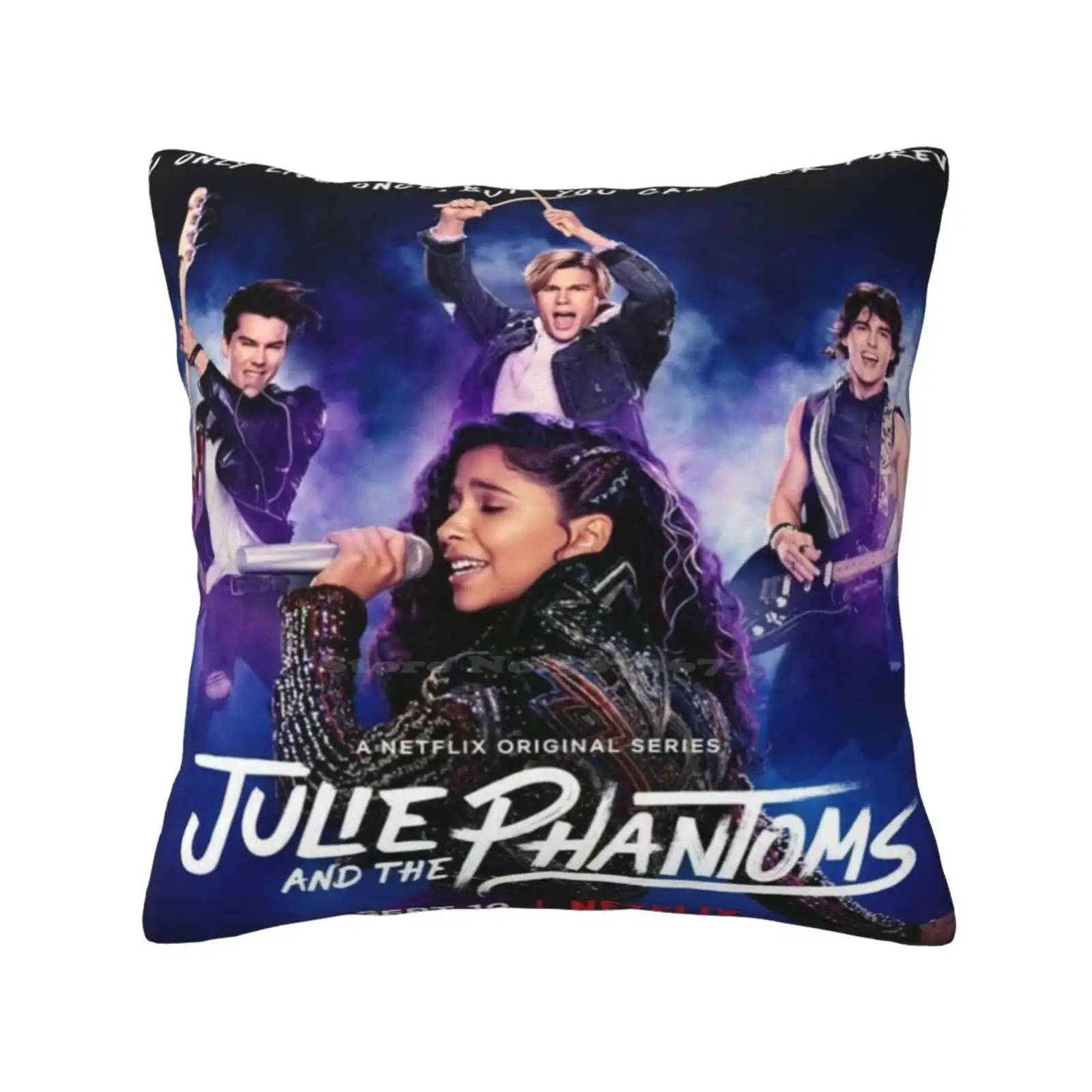 Julie And The Phantoms Soft Comfortable Pillowcase Julie And The Phantoms Madison Reyes Charlie Gillespie Luke Owen Joyner Alex