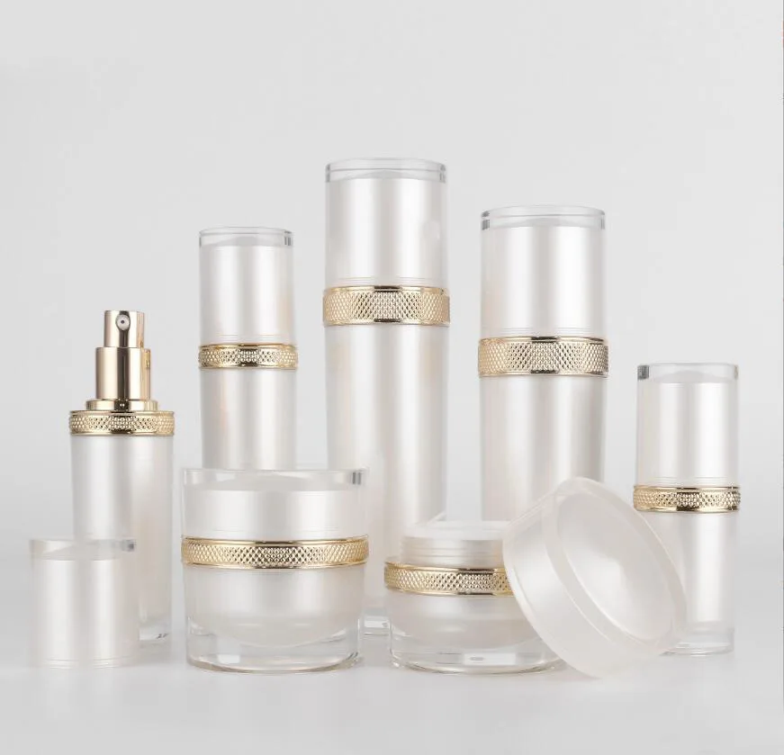 100ml pearl white acrylic/plastic bottle serum/lotion/emulsion/foundation/essence moisture toner gel skin care cosmetic packing