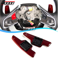 For Chevry Chevrolet Corvette C8 3LT Stingray Coupe Z51 Carbon Shift Paddle Blade Steering Wheel Paddle Shifter Extension Trim