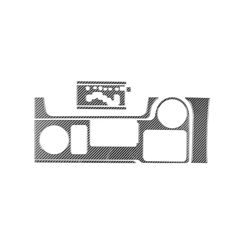 

Комплект отделки LHD из углеродного волокна для Toyota FJ Cruiser 2007-2021, крышка панели переключения передач центральной консоли, аксессуары