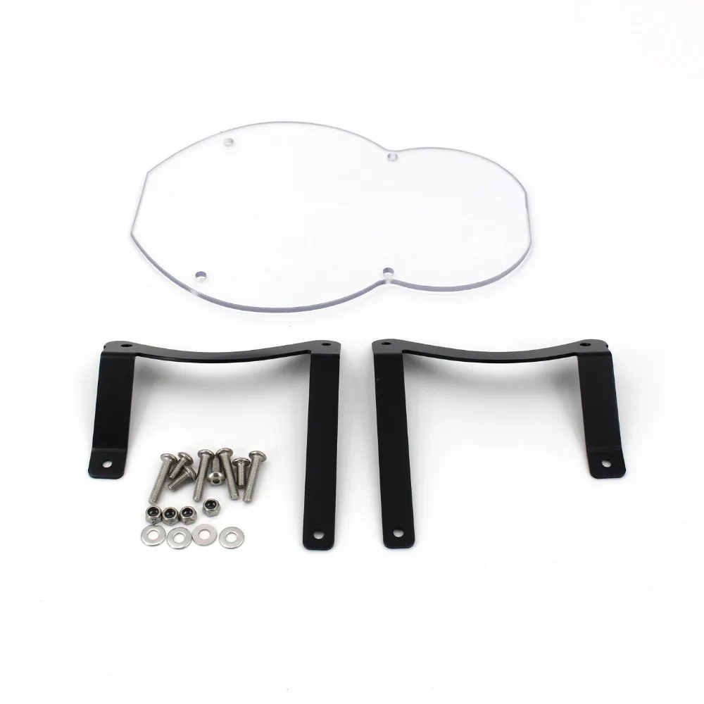 For KTM 950 990 LC8  ADVENTURE Front Headlight Lens Guard Clear Lens PC Protector