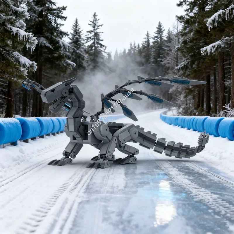 

1381 деталь MOC: Конструктор «Механический Дракон» — Системная модель для сборки. Рождественский подарок, развивающая игрушка для детей, идеи для самостоятельной сборки, обучающие кирпичики.