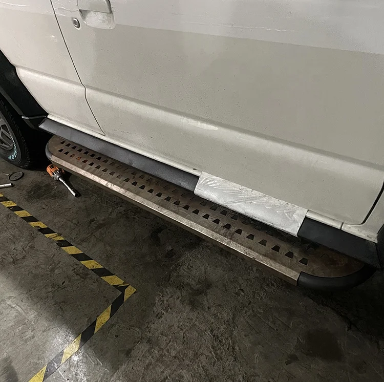 5doors Jimny Steel Side Steps Running Boards for Suzuki Jimny 2023 2024 4 Door