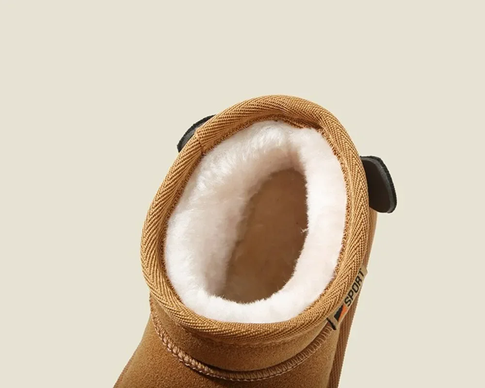 2024 Winte New Fashion Children Casual Shoes Girls Boys Cotton Snow Boots Warm Kids Boots Boy Winter Cotton Shoes Sneakers