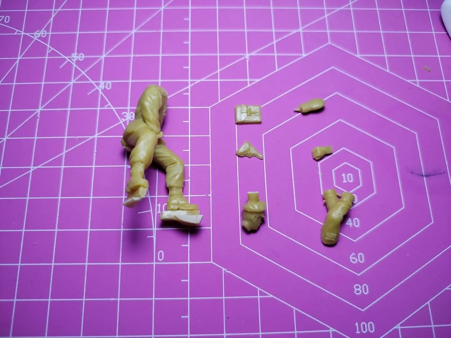 Figurine modèle GK en résine 1/35, kit non assemblé et non peint