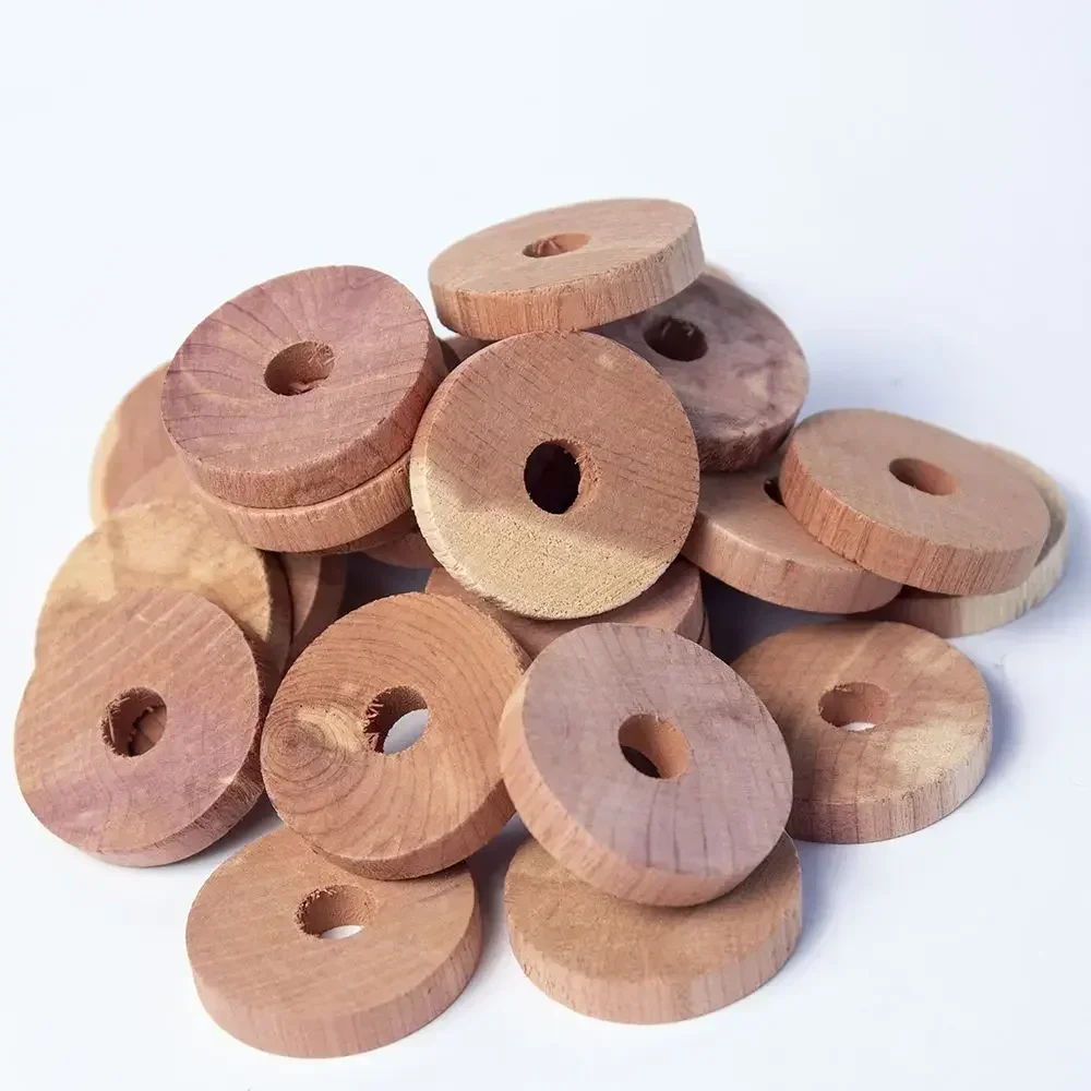 10Pcs/Set Cedar Block Fresh Odour Deterrent Insect Wardrobe Health Natural Clothes Camphor Insect Repellent Moth Wood