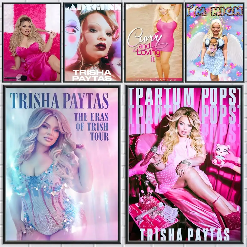 

Singer T-trisha Paytas Poster Trendy Wall Art Good Sticker Printed on PP Paper for Living Room Office Bar Decoration