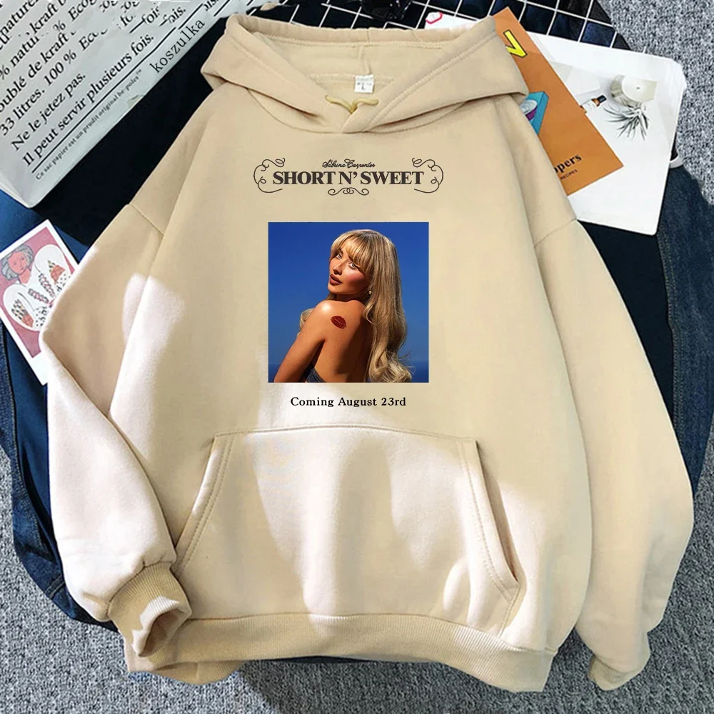 Sabrina Carpenter Short N\' Sweet Taste Hoodie Fashion Women Aesthetic Hoodies Unisex Autumn Winter Vintage Pullovers Sweatshirts