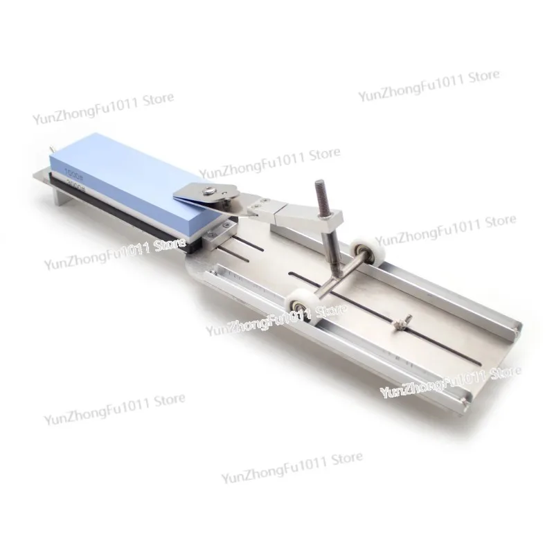 All Metal Knife Sharpening Stand Non-Slip Adjustable Kitchen Knife Scissors Sharpener Grinder