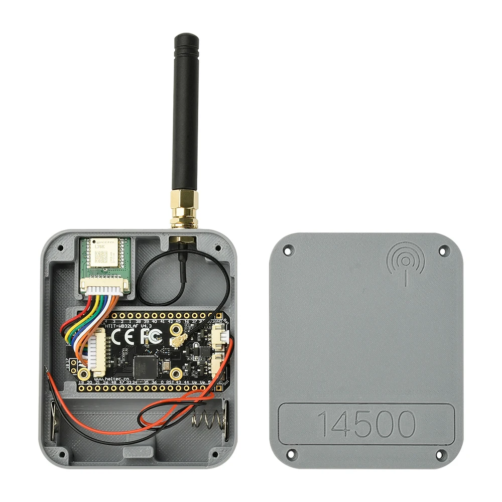 Gehäuse-Erweiterungskit für Heltec WiFi LoRa 32 V4 Entwicklungsboard-Gehäuse für Arduino IoT LoRaWAN ohne V4-Board-Batterie – Detail 1