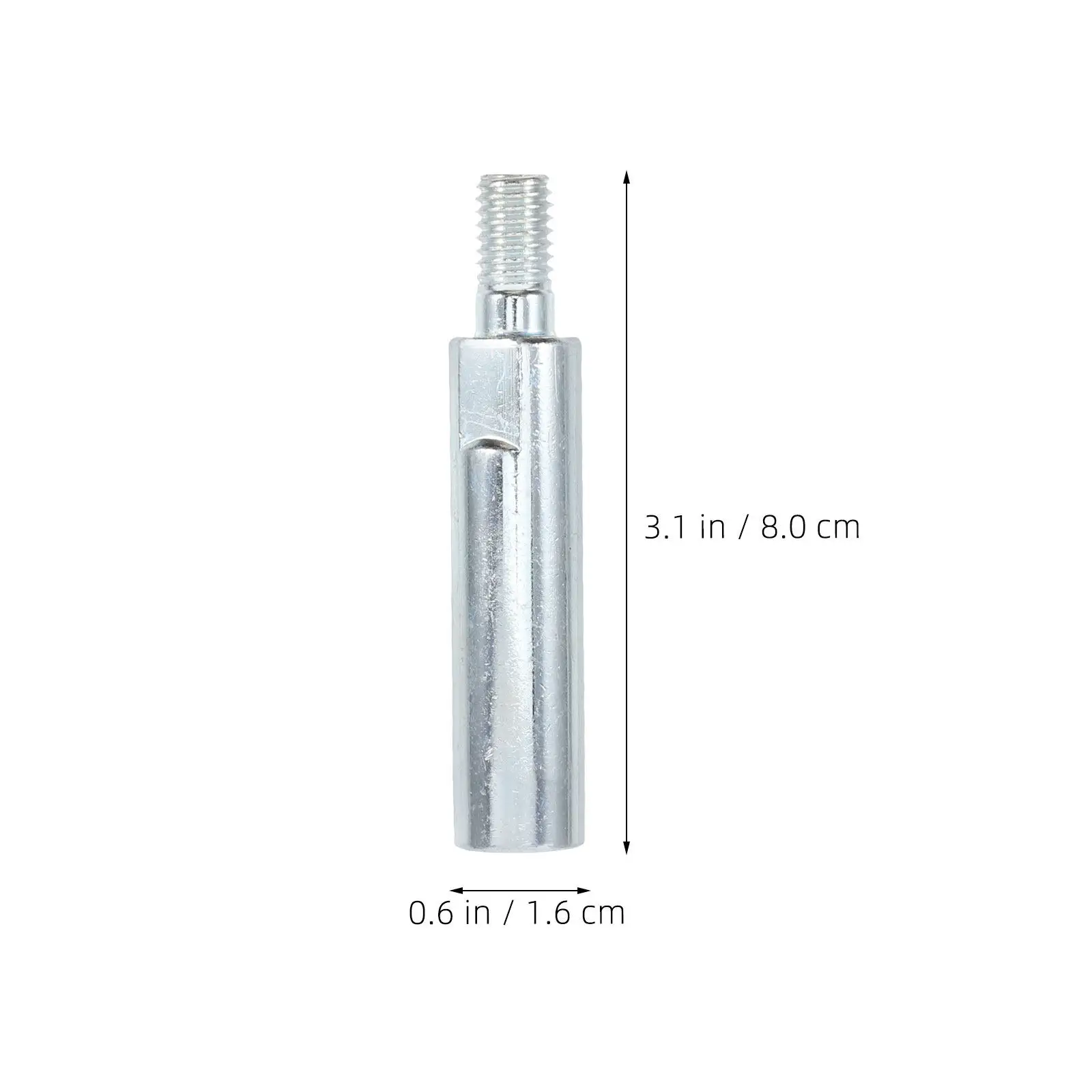 2Pcs Angle Grinder Extension Rod M10 Threaded Polishing Machine Adapter Shaft Extension Buffing Machine Replacement Connector