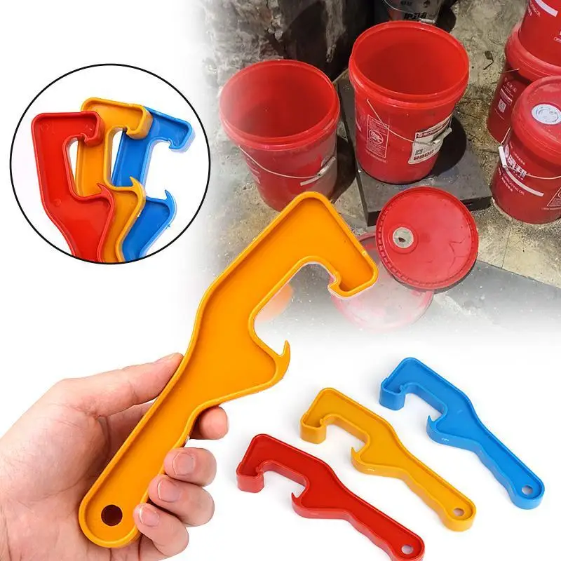 Beekeeping Honey Bucket Opener Plastic Honey Pail Opener Container Bucket Manual Can Opener Abs Plastic Opening Wrench Bees Tool