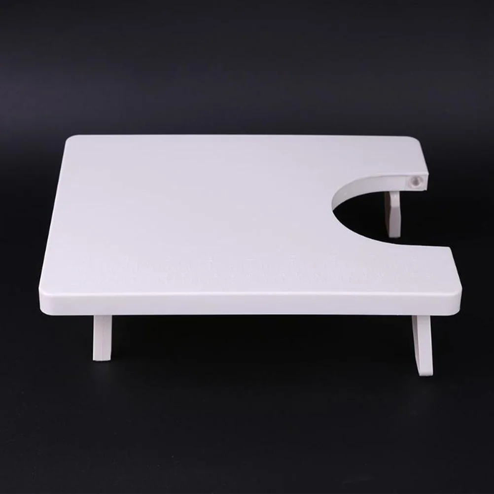 

Machine Extension Table Foldable Expansion Board For Sewing Machine Portable Durable Plastic White Craft Sewing Accessory