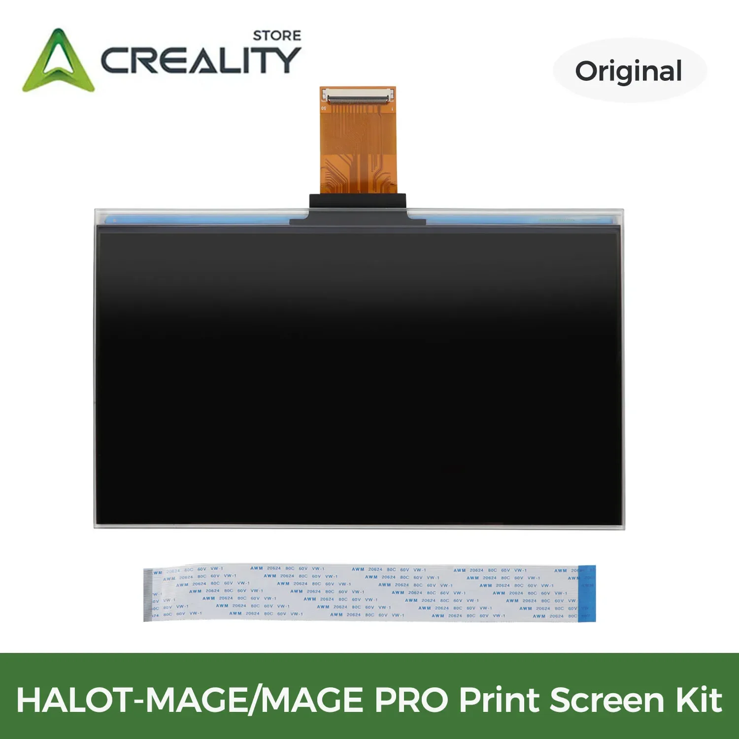 Creality Original Halot-mage Mage Pro Kit de Tela de Impressão Tela Preta e Branca_10.3 Polegadas_7680×4320 Acessórios para Impressora 3d