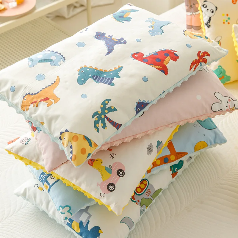 1pcs Class A Baby Cotton Bean Pillow Removable Infant Down Children's Pillow Baby Pillow Newborn Pillow Toddler Sleeping Pillow