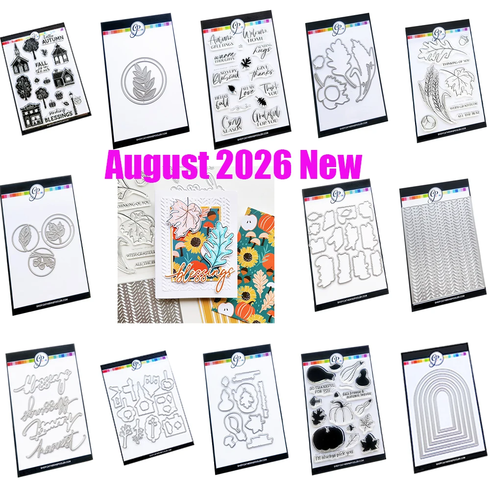 Nested Arch Dies 2026 New Metal Cutting Dies Clear Stamps DIY Scrapbooking Handmade Birthday Greeting Card Embossing Decorate