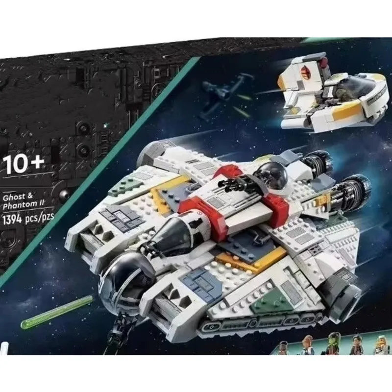 Droid Gunship Building Blocks Space Wars Alien Robot Gunship Compatible Fighter Set Building Blocks Model Toy For Kid Gift