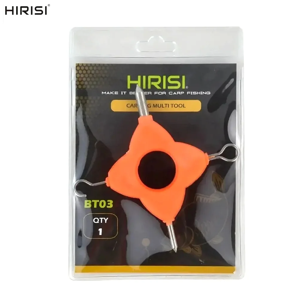 For Carp Rig D Rig Making Multi purpose Portable Knotter Tool Hirisi 4 In 1 Knotting Knot Tool Puller Line Tool Fishing Line