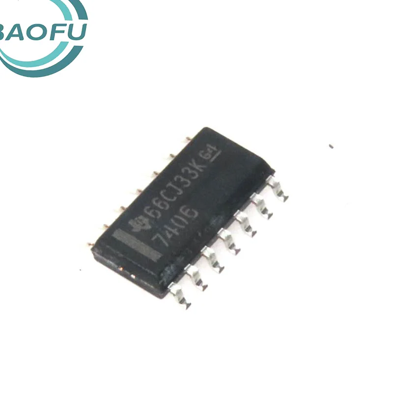 

Brand new original SN7406DR 7406 SOP14 high voltage output six channel inverting buffer/driver