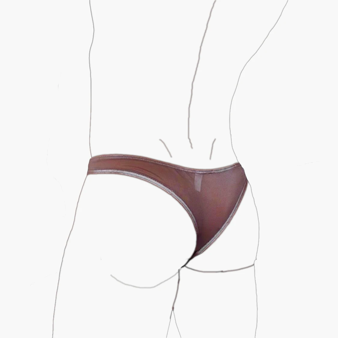 

Men's Sexy Lingerie Brazilian Underwear Patent Leather Thong Transparent Mesh Performance Big Pouch T Back Bikini Tanga Hombre