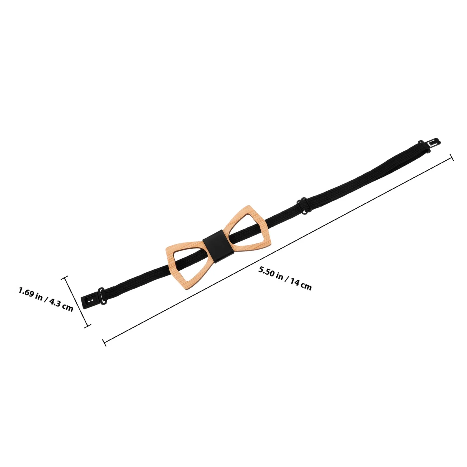 대나무 나무 나비넥타이 남성 수제 신랑 결혼식 액세서리 경량 넥타이 포멀 캐주얼 행사용 나무 나비넥타이