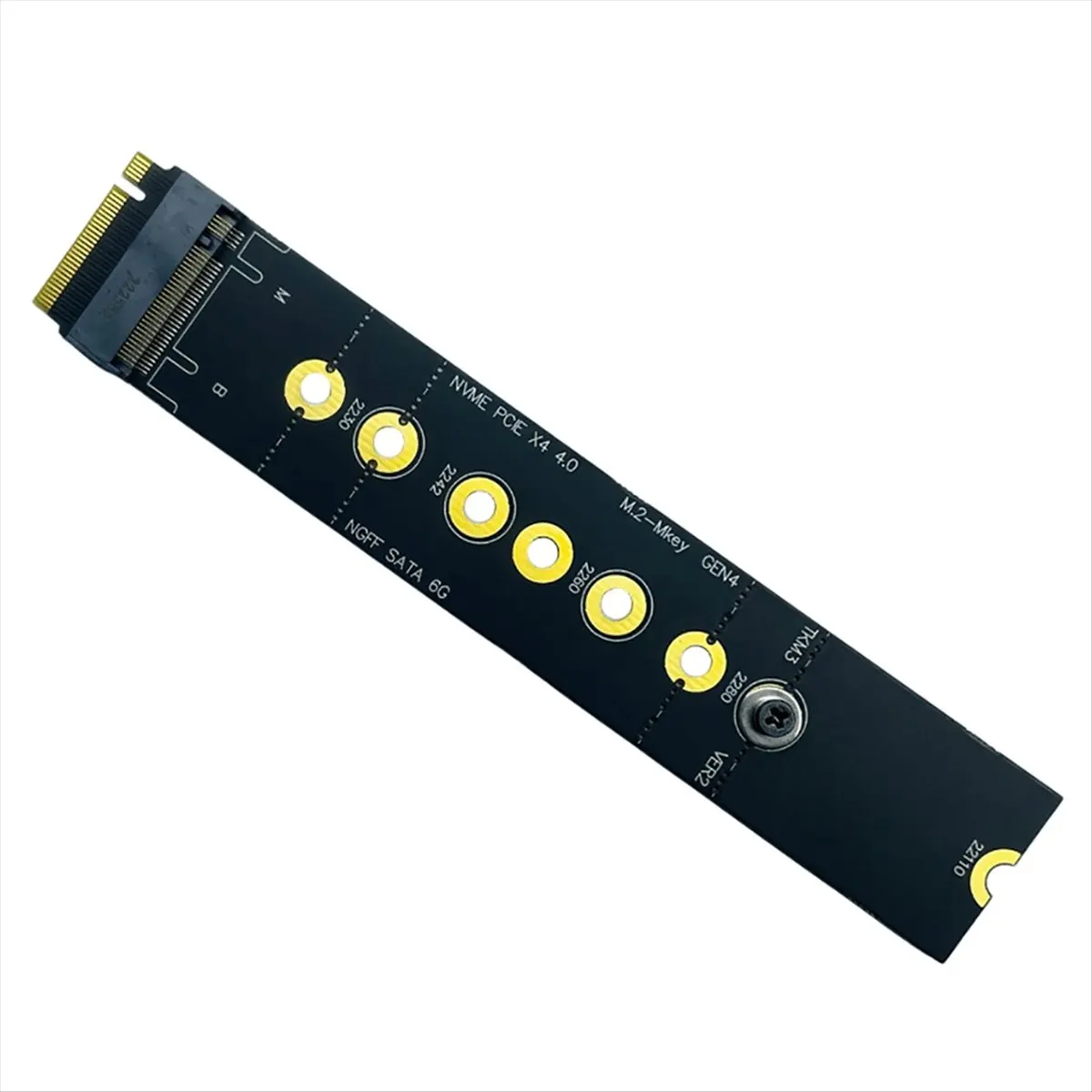 [N88R New]M.2 NVMe Adapter Card PCIe X4 4.0 Gen 4 Supports M.2 Key M to NGFF NVMe+SATA for 2280 22110 SSDs High-Speed Expansion