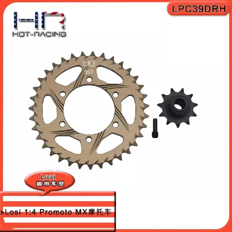 

HR Losi 1:4 Promoto-MX Motorcycle Sprocket Kit 35T/11T