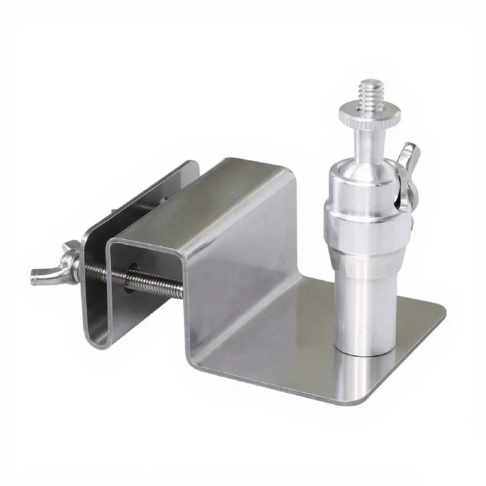 Weather Resistant Adjustable Gutter Bracket for Eufy S220 and For Arlo Pro Series Solar Panels with Stainless Steel Construction