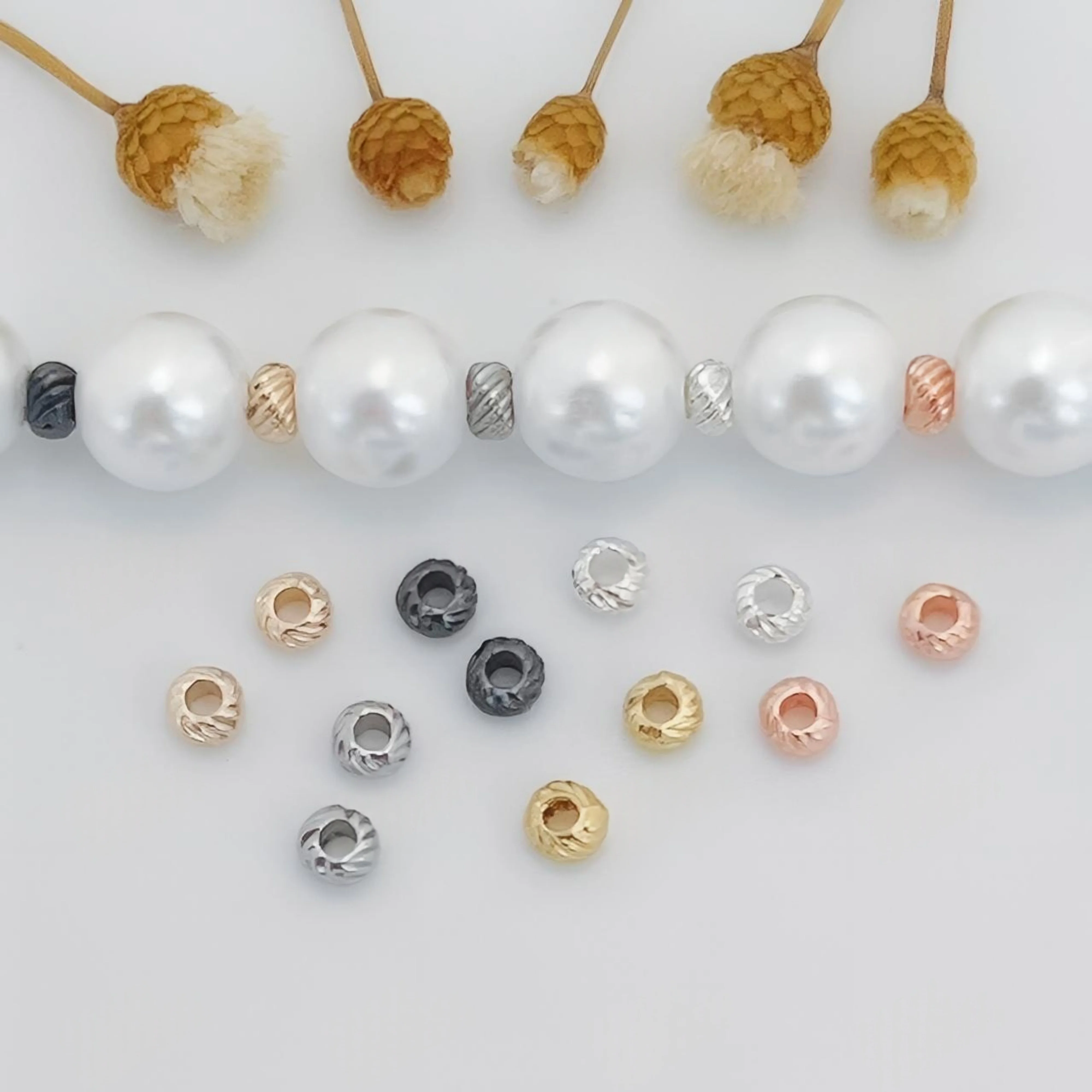 

30 штук позолоченных бусин-разделителей для браслетов и ожерелий, материалы для рукоделия, оптом