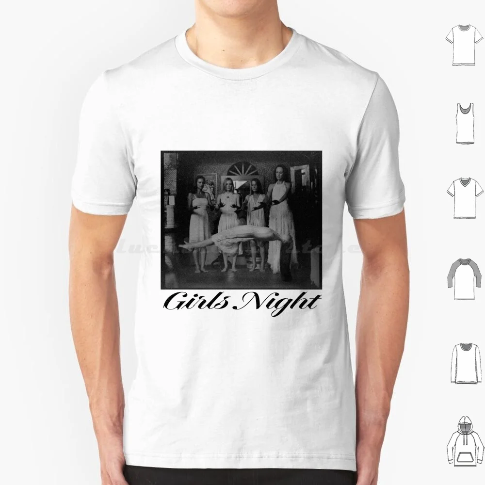 

" Girls Night " Witch Print T Shirt 6xl Cotton Cool Tee Girls Night Witches Spooky Funny