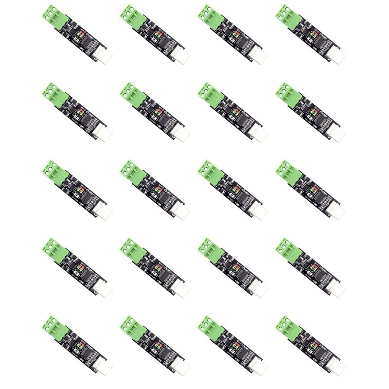 Efficientt-20X FT232 Chip USB To TTL/RS485 Converter Dual Function USB To 485 Module