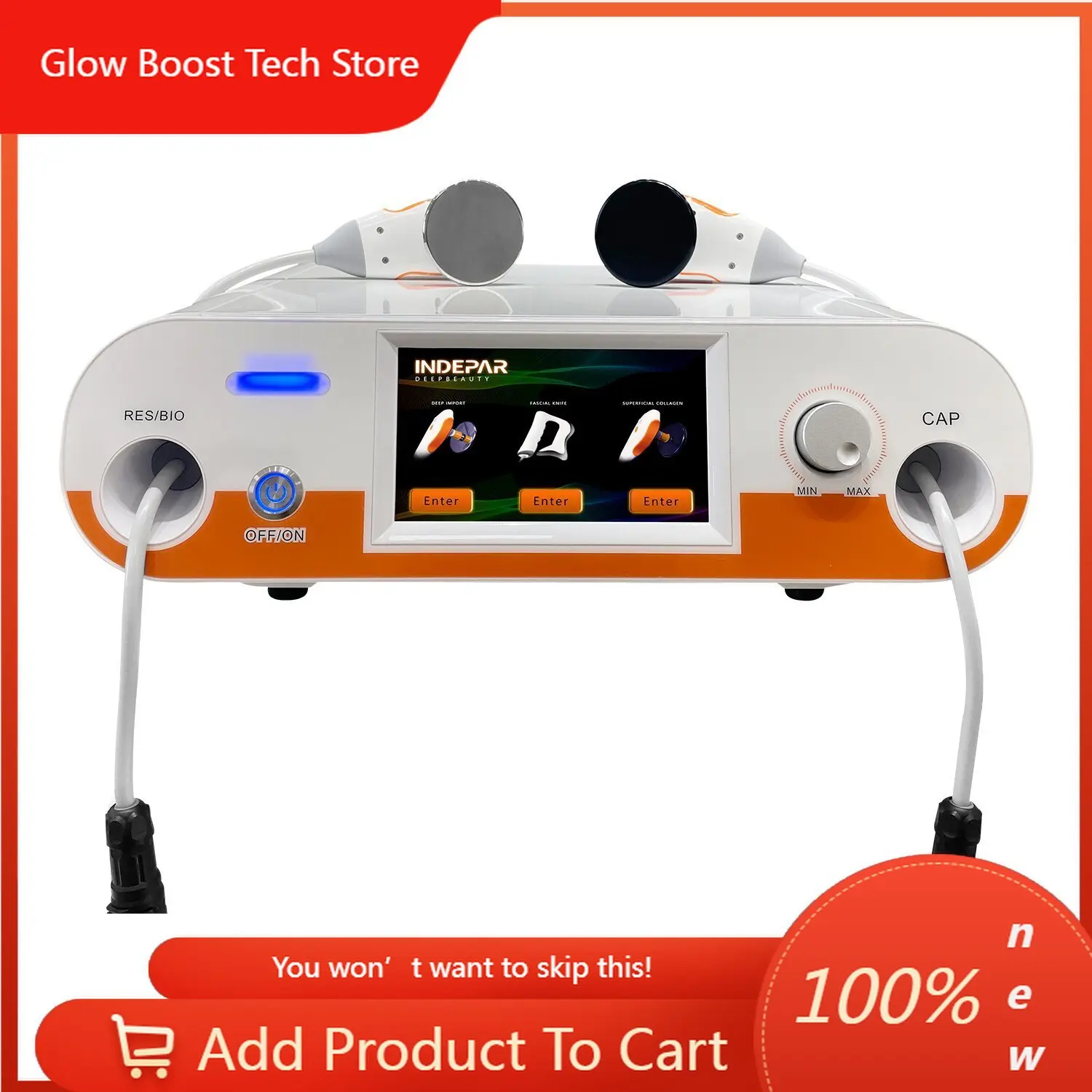 

Аппарат NYINDIBA Tecar для коррекции фигуры, проникающий под кожу, 448 кГц, система глубокого ухода за кожей, аппарат RET CET ll