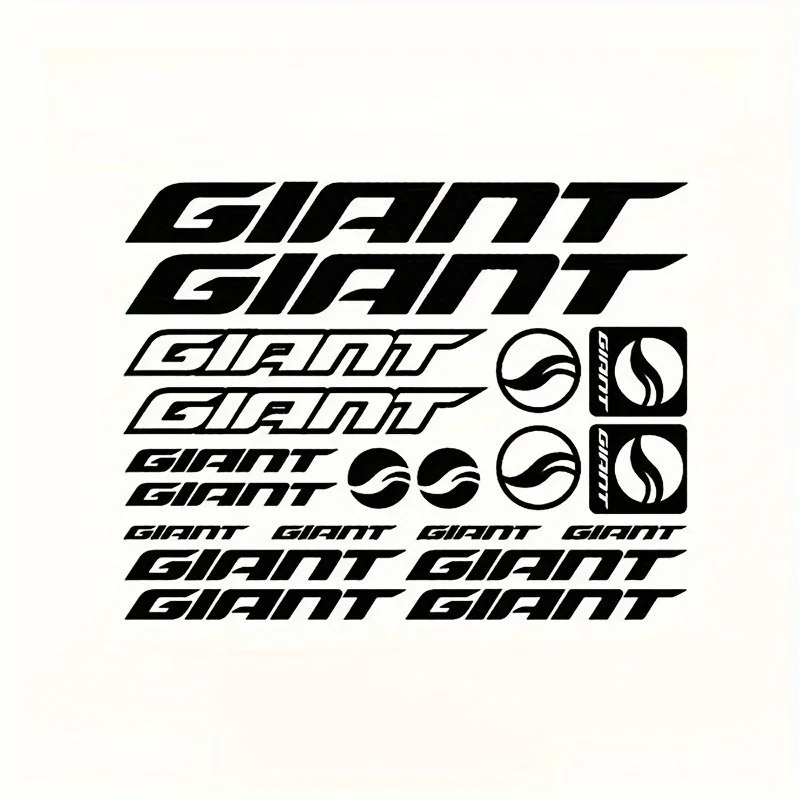 „Holographic Giant“ Multi-Style-Aufkleberset, ideal für Fahrradrahmen, Helmvisiere, Hinzufügen eines glänzenden Fahrrads