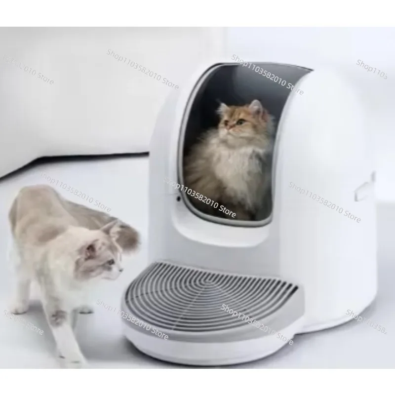 67L Large Capacity Smart Cat Litter Box, Fully Enclosed Automatic Self-Cleaning with Odor Control
