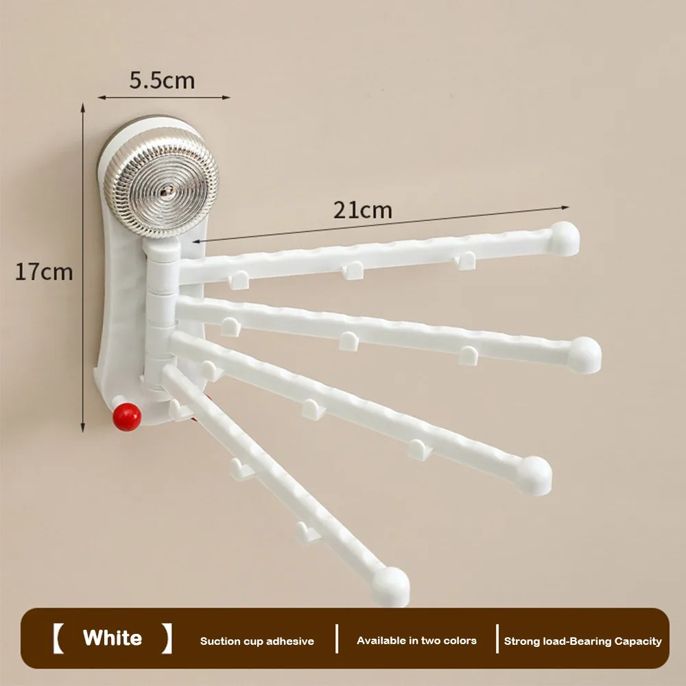 

Вращающаяся вешалка для полотенец на присоске, 4-барная настенная поворотная вешалка для полотенец с крючками, держатель для полотенец, вешалка для полотенец, кухня, ванная комната