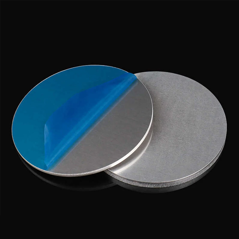 1Pcs Thickness 1/1.2/1.5/2/3/4~6mm 5052 Aluminum Round Sheet Disc Aluminum Round Plate Round Disk Circular Diameter 50-300mm