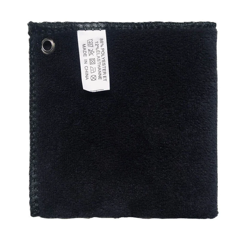 Golfer’s Wet/Dry Golf Towel – Absorbent Cleaning Cloth with Stretchy Hook, Portable Course Essential