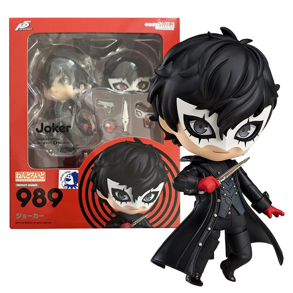 10CM Anime Persona 5Shujinkou (#989) FigureCompany Model Toy Gift Interchangeable Hands Two Styles Aciton Figure