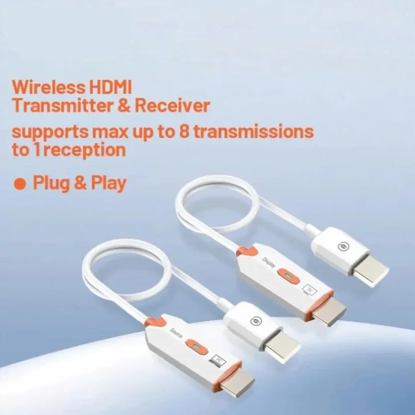 5.8G 30M Wireless HDMI-Compatible Receiver Transmitter Video Audio Extender Display Adapter Dongle For TV Box Monitor Projector