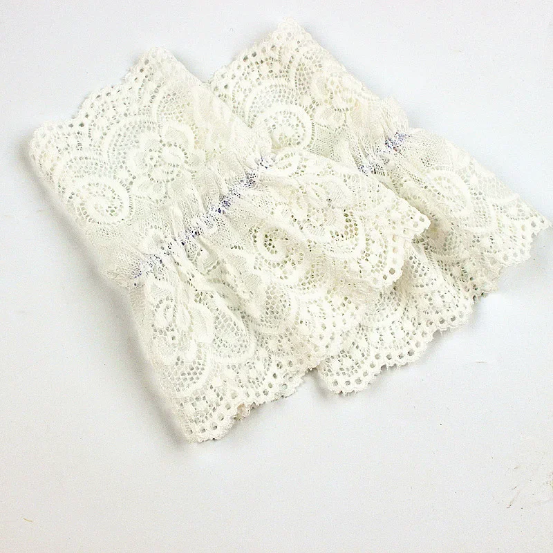 جديد الدانتيل شبكة الجوف التدريجي الكروشيه كاذبة الأكمام المرأة العصرية مطابقة جرس الأكمام الكفة الدانتيل غطاء المعصم الأكمام كاذبة #3