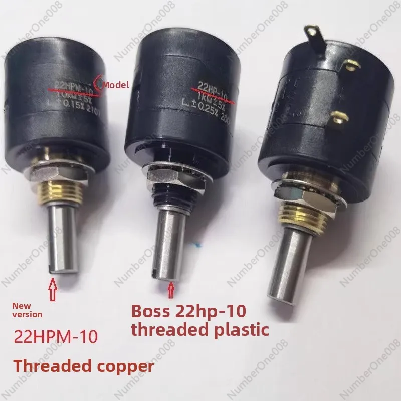 22HP-5 22HPM-10 Original Potentiometer, 10-Turn Adjustable 1K to 100K Ohm Precision Pot