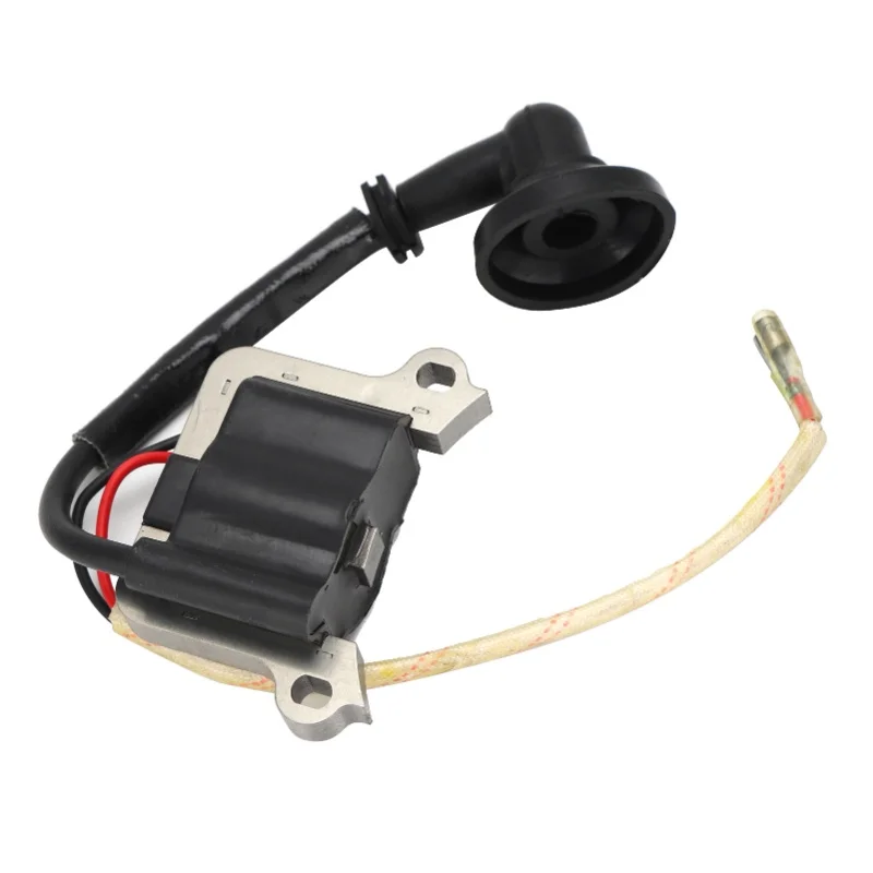 Lawn Mower Ignition Coil Plastic Case Manganese Steel Silicone Ignition Coil Fit For 43CC 52CC CG430 CG520