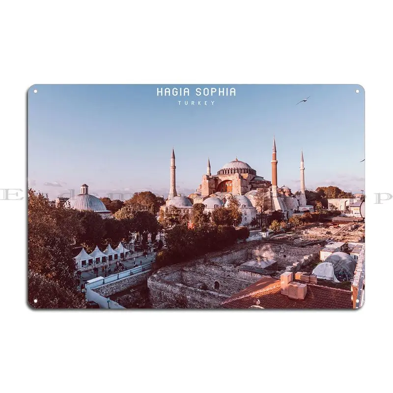 Hagia Sophia Metal Signs Poster Pub Designing Designing Design Pub Tin Sign Poster