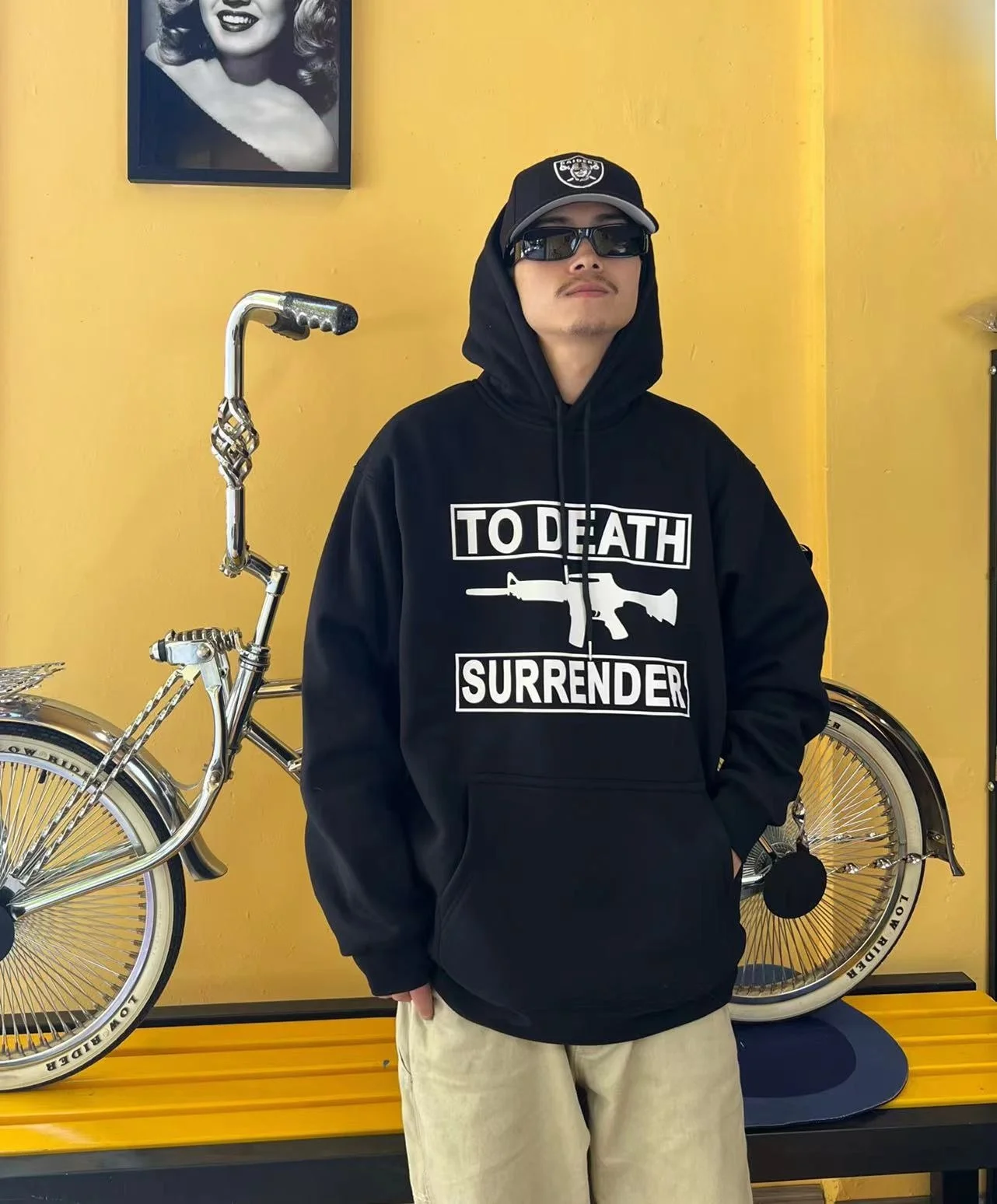 

Heavyweight Fce Pure Cotton Hiphop Street Dance Oldschool Hoodie Oversize Loose Streetwear Sweatirt Autumn 2023 Men's Fa...